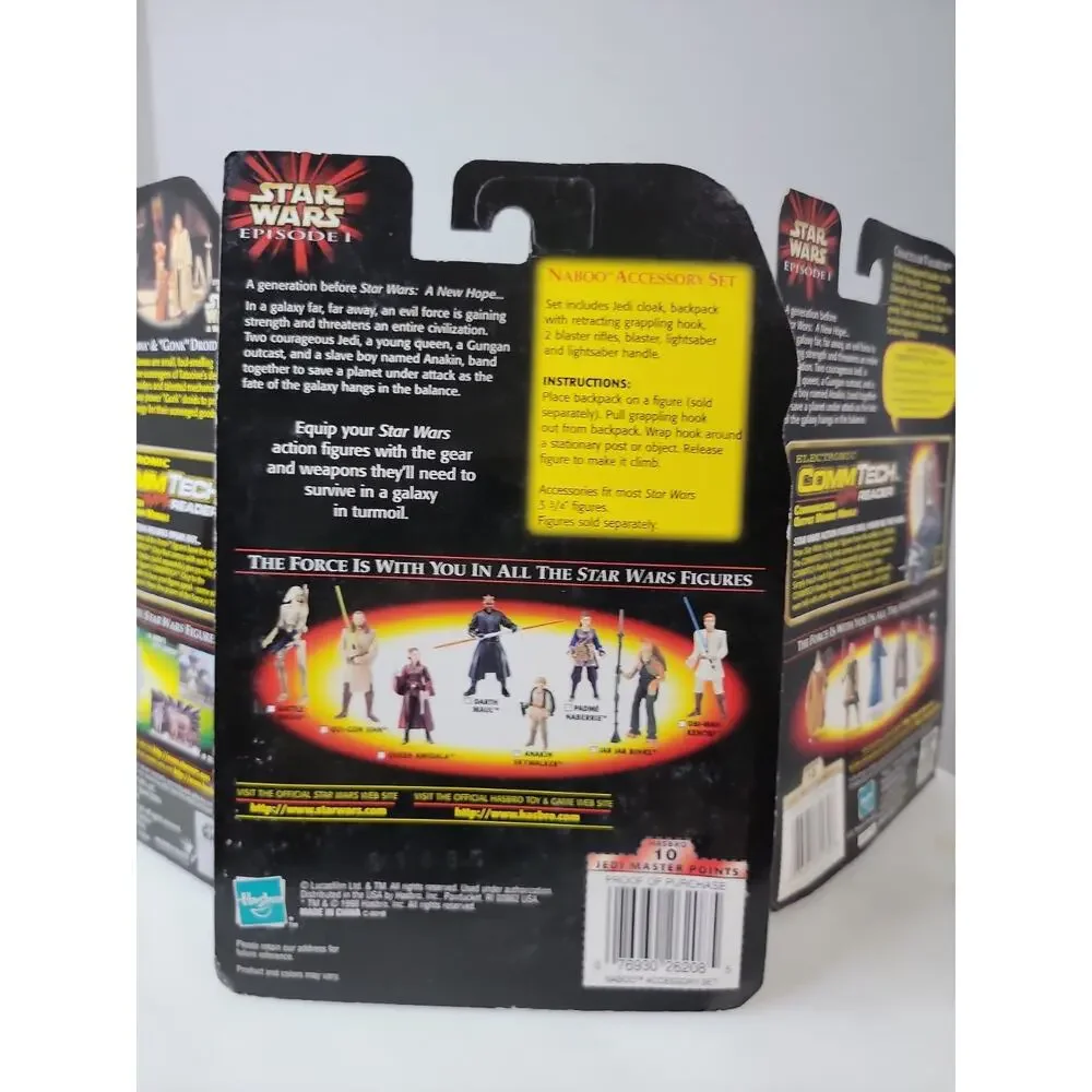 Hasbro Star Wars Episode 1 TPM Lot of 3 Star Wars Commtech Chip Jawa Naboo Set